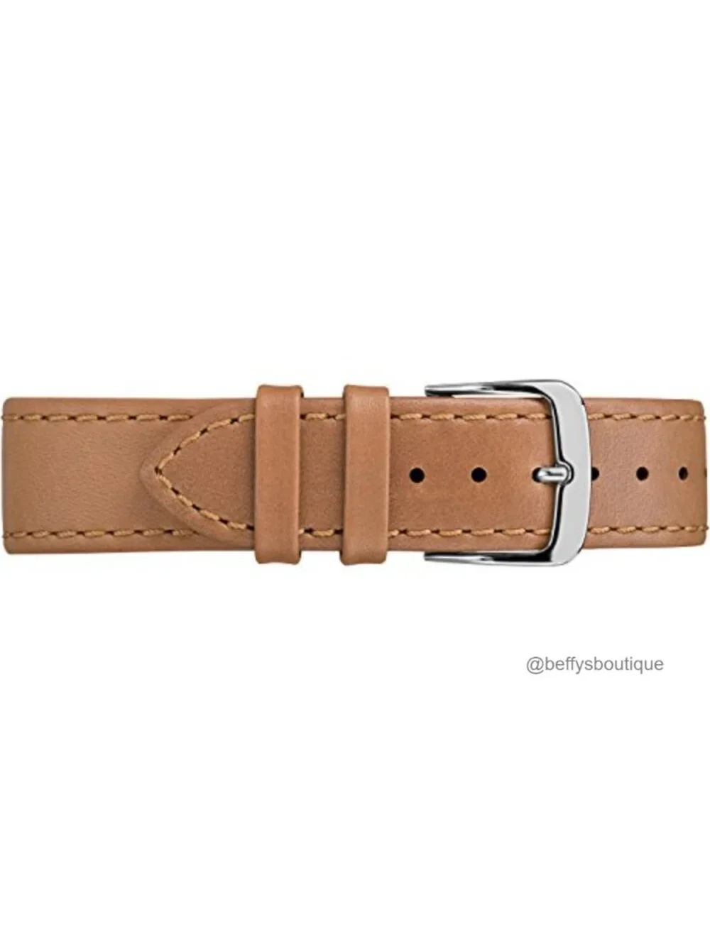 41mm Multifunction Watch with Genuine Leather Strap Mineral Glass Water